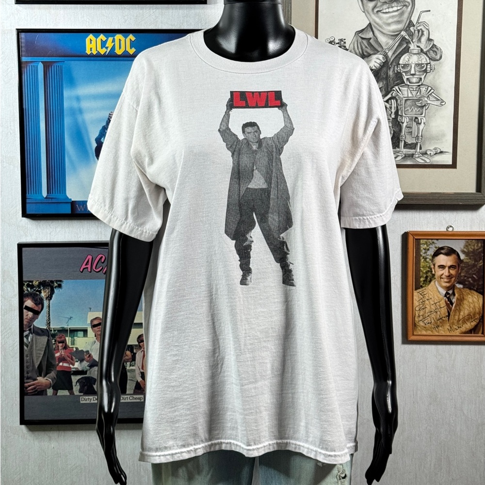 Vintage John Cusack “Say Anything” LWL T-Shirt – 80s Movie Graphic - Distressed